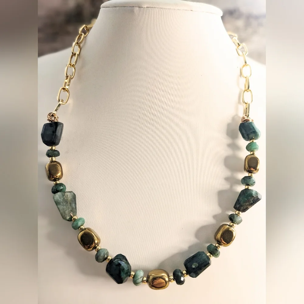 Emerald genuine stones
